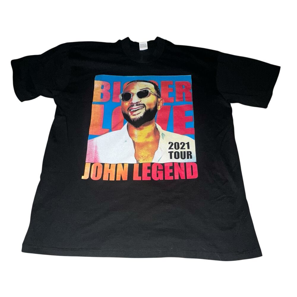 John Legend Bigger Love 2021 Tour Graphic T-Shirt 2XL